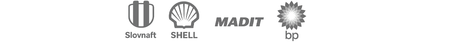 Logá značiek Slovnaft, Shell, Madit a BP